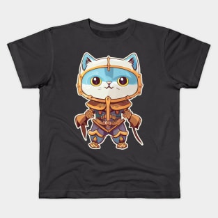 Chibi Cute Cat In Costume 2 Kids T-Shirt